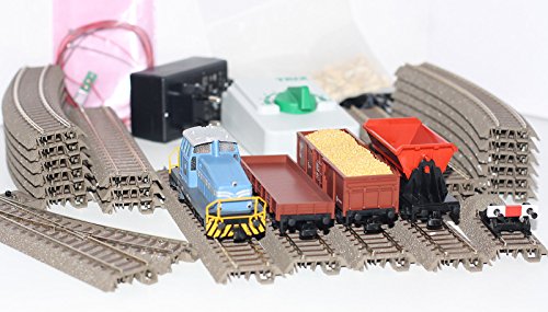 Trix H0 21523 Startpackung Bauzug mit Diesellok DHG 500 + 3 Güterwagen von Trix