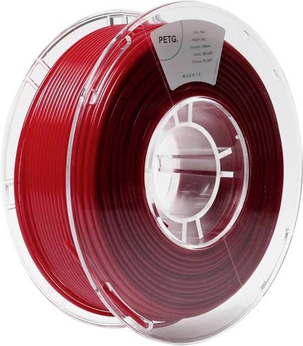 Maertz PMMA-1011-014 PMMA-1011-014 Filament PETG chemisch beständig 2.85mm 1000g Rot 1St. von Maertz