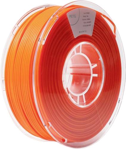 Maertz PMMA-1011-017 PMMA-1011-017 Filament PETG chemisch beständig 2.85mm 1000g Orange 1St. von Maertz