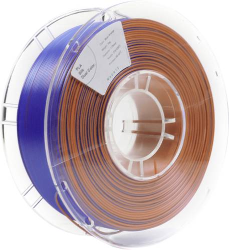 Maertz PMMA-1021-005 PMMA-1021-005 Filament PLA-Seide Seidig glänzend 1.75mm 1000g Blau, Orange 1St. von Maertz