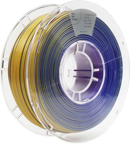 Maertz PMMA-1022-003 PMMA-1022-003 Filament PLA-Seide Seidig glänzend 1.75mm 1000g Blau, Gelb, Pink von Maertz