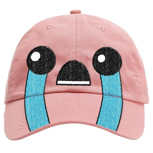 Maestro Media: The Binding of Isaac - Classic Isaac Hat - Pink - Adjustable Back Cap, Video Game Merchandise, Officially Licensed von Maestro Media