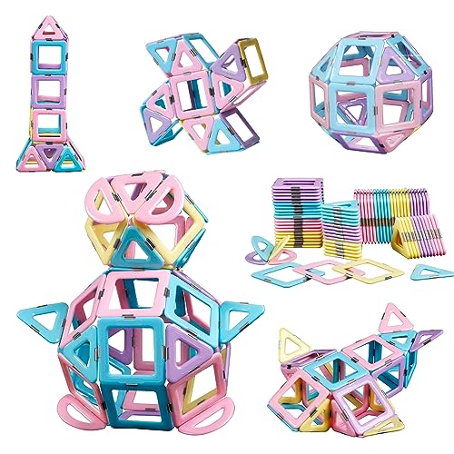 Magblock Magnetische Bausteine 52 Teiles Konstruktion Bauen Blöcke Kinder Pädagogisches Magnetspielzeug Geschenk für ab 3 4 5 6 7 8 Jahre Junge Mädchen von Magblock