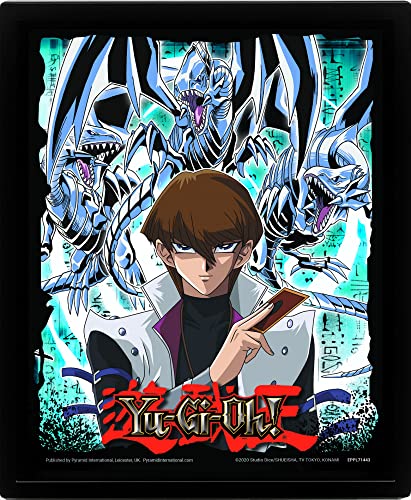 Mage World Yu-Gi-Oh! - Kaiba - 26x20 3D Rahmenbild von Mage World