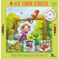 MAGELLAN 4397 4 auf einen Streich - Meine Märchenpuzzle-Box mit CD von Magellan