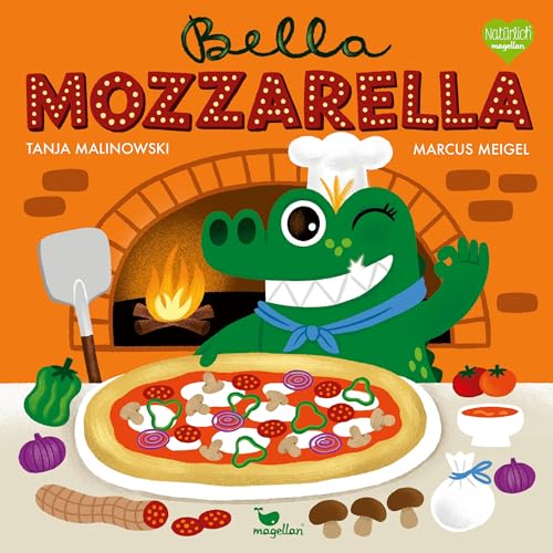 Magellan, Bella Mozzarella, Familienspiel, Spannender Pizza-Wettbewerb, Schnelles Spiel mit Würfeln, Perfekt für Familiennachmittage, Für 2–4 Spieler ab 5 Jahren Magellan, Bella Mozzarella, Familienspiel, Spannender Pizza-Wettbewerb, Schnelles Spiel mit Würfeln, Perfekt für Familiennachmittage, Für 2–4 Spieler ab 5 Jahren von Magellan