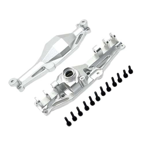 MagiDeal 1/12 Aluminiumlegierung Achsgehäuse RC RC Ersatzteile, einfach zu installierendes Zubehör, Achsgehäuse für H12Y Crawler Car, Silberfront von MagiDeal