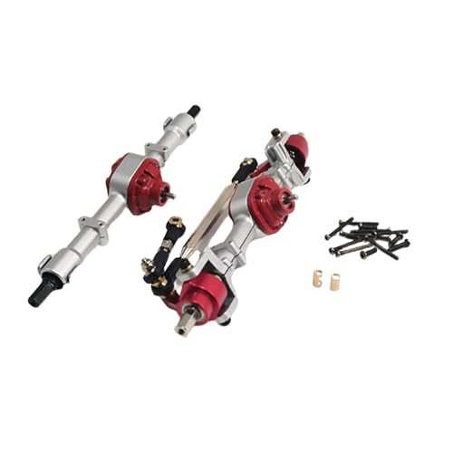 MagiDeal 1/12 RC-Auto, Vorder- und Hinterachsensatz, RC-Auto-Ersatzteilzubehör, robuste Modifikation, Ersatzteile für Modellautos für MN78 MN82, Silber MagiDeal 1/12 RC-Auto, Vorder- und Hinterachsensatz, RC-Auto-Ersatzteilzubehör, robuste Modifikation, Ersatzteile für Modellautos für MN78 MN82, Silber von MagiDeal