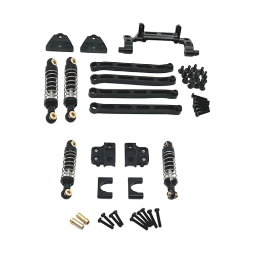 MagiDeal 1/12 RC-Auto-Ersatzteilsatz, Spurstange, Ersatzteil, Metall, Stoßdämpfer vorne und hinten, für MN82S 82PR0-Trucks, DIY-modifiziertes RC-Auto, Schwarz MagiDeal 1/12 RC-Auto-Ersatzteilsatz, Spurstange, Ersatzteil, Metall, Stoßdämpfer vorne und hinten, für MN82S 82PR0-Trucks, DIY-modifiziertes RC-Auto, Schwarz von MagiDeal