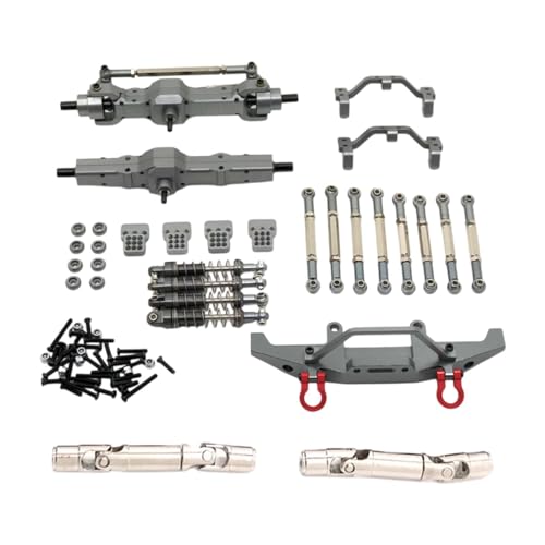 MagiDeal 1/16 RC Autoteile für Fy003-5A Rutenhalter Professionelles RC Auto Metallteile Kit für C14 C24 für ferngesteuerte Autobeschläge, Grau von MagiDeal