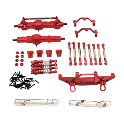 MagiDeal 1/16 RC Autoteile für Fy003-5A Rutenhalter Professionelles RC Auto Metallteile Kit für C14 C24 für ferngesteuerte Autobeschläge, Rot von MagiDeal