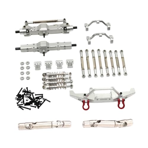 MagiDeal 1/16 RC Autoteile für Fy003-5A Rutenhalter Professionelles RC Auto Metallteile Kit für C14 C24 für ferngesteuerte Autobeschläge, Silber von MagiDeal