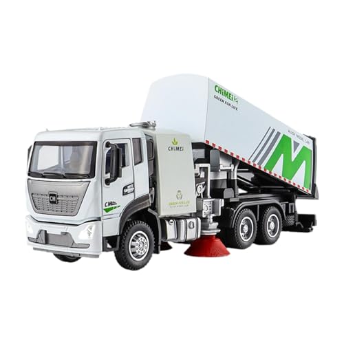 MagiDeal 1/32 Müllwagen Spielzeug Trash -LKW -Spielzeug mit Lichtern und Sounds Street Sweeper LKW Recyclingfahrzeug für Kinder Kinder Jungen von MagiDeal