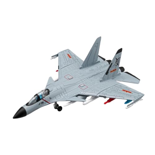 MagiDeal 1/89 Modell Simulation Legierung Ornament Flugzeug Spielzeug Diecast Kampfjet für Dekor Gedenken Kamin Regale Junge Spielzeug, Grau von MagiDeal