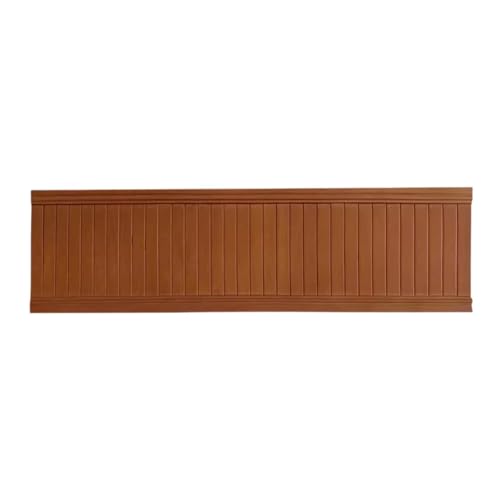 MagiDeal 1: 6 Skala Dollhouse Wall Panel Mini Wainscoting Panel Play DIY Fitments Miniaturmöbel für DIY -Modellhandhandwerk, Dunkelbraun von MagiDeal