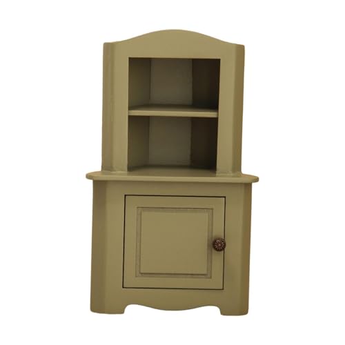 MagiDeal 1:12 Dollhouse Storage Cabinet Miniatur Möbel Dekorative Puppenzubehör Dekoration für die Lebenssteuerlayout für Einrichtungsgegenstände, GrÜn von MagiDeal