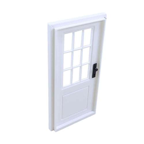 MagiDeal 1:12 Puppenhaustür, Miniatur-Puppenhausmöbel, Dekoration, Szene, Fotografie-Requisiten, Mini-Tür, dekoratives Modell für Schlafzimmer, Weiße Farbe MagiDeal 1:12 Puppenhaustür, Miniatur-Puppenhausmöbel, Dekoration, Szene, Fotografie-Requisiten, Mini-Tür, dekoratives Modell für Schlafzimmer, Weiße Farbe von MagiDeal