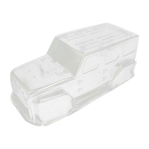 MagiDeal 1:18 RC-Karosserie, Hobby-RC-Crawler-Karosserieversorgung, transparente DIY-RC-Autokarosserie, transparente Karosserie für LKW von MagiDeal