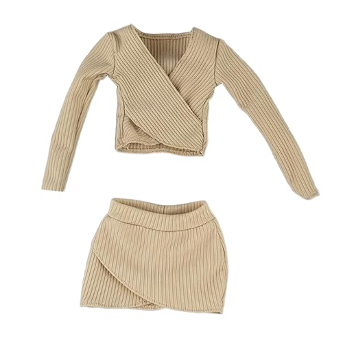 MagiDeal 1:6 Damen Crop Tops Langarm Tailliertes, Mode, Klassisch, Actionfigur Kleidung für 12 Zoll Actionfigur Zubehör, Khaki MagiDeal 1:6 Damen Crop Tops Langarm Tailliertes, Mode, Klassisch, Actionfigur Kleidung für 12 Zoll Actionfigur Zubehör, Khaki von MagiDeal