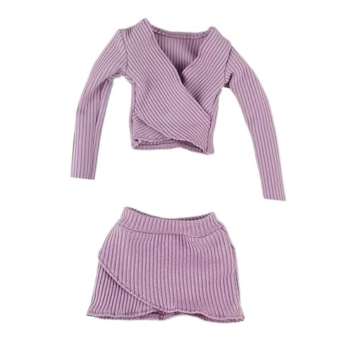 MagiDeal 1:6 Damen Crop Tops Langarm Tailliertes, Mode, Klassisch, Actionfigur Kleidung für 12 Zoll Actionfigur Zubehör, Lila MagiDeal 1:6 Damen Crop Tops Langarm Tailliertes, Mode, Klassisch, Actionfigur Kleidung für 12 Zoll Actionfigur Zubehör, Lila von MagiDeal