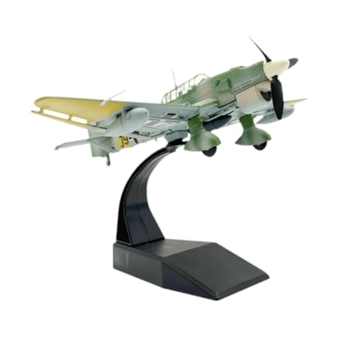 MagiDeal 1:72 87B Flugzeugmodell mit Ausstellungssockel, Sammlerstück, Kinderspielzeug, Geschenk, Flugzeugmodell, Kampfjet-Modell für den Fernsehschrank zu von MagiDeal