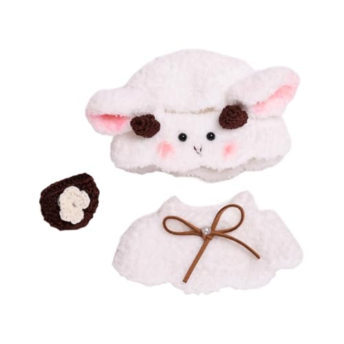 MagiDeal 15cm Puppenkleidungsset Kuscheltiere Zubehör Pädagogisches DIY Zubehör für kleine Mädchen Bequeme Puppenoutifits Cartoon, Stil G von MagiDeal