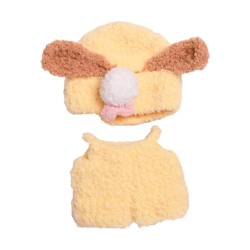 MagiDeal 15cm Puppenkleidungsset Kuscheltiere Zubehör Pädagogisches DIY Zubehör für kleine Mädchen Bequeme Puppenoutifits Cartoon, Stil c von MagiDeal