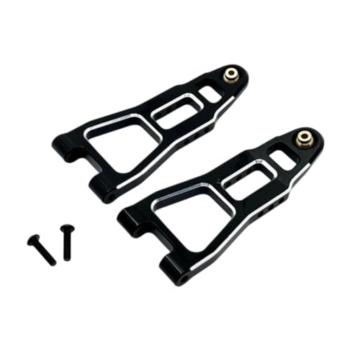 MagiDeal 2pcs vorderen hinteren unteren Arm 1:12 RC -Auto -Upgrades Teil Modifikation Teil Ersatz, Schwarzes Silber von MagiDeal