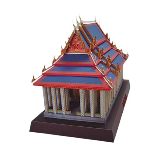 MagiDeal 3D Puzzle Haus Mini Gebäude Hobby Spielzeug Konstruktionsspielzeug Lernspielzeug für Architektur Modell Zubehör Sand Tisch Layout von MagiDeal