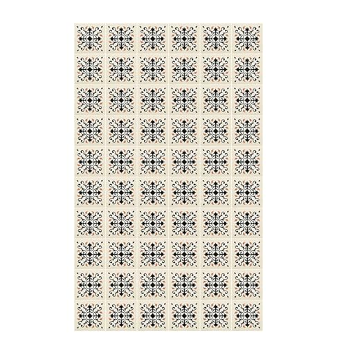 MagiDeal 60x 1:12 Dollhouse Flooring Miniaturmodell, Miniholzmöbel, Puppenhausbodenfliesen für Küche, Wohnzimmer von MagiDeal