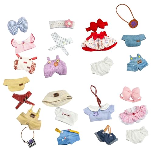 MagiDeal 8/Set Mini-Puppenkleidung, Puppenzubehör, Requisiten, Puppen-Anziehspielzeug, DIY-Zubehör, Partygeschenk, Szene, Foto-Requisite, Kinder im Alter von von MagiDeal