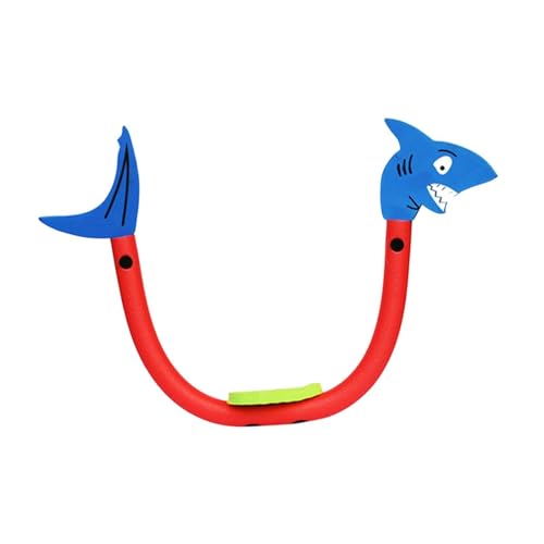 MagiDeal Animal Swim Noodle Sports Float Toy, sitzen Schwimmfuß Bügel Schwimmstock für den Outdoor River Water Park, Roter Stock von MagiDeal