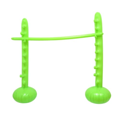 MagiDeal Aufblasbare Hochsprungstange für Kinder Erwachsene PVC Novelty aufblasbare Pole Karnevalsspiele für Picknick -Urlaubspoolpartys, GrÜn von MagiDeal