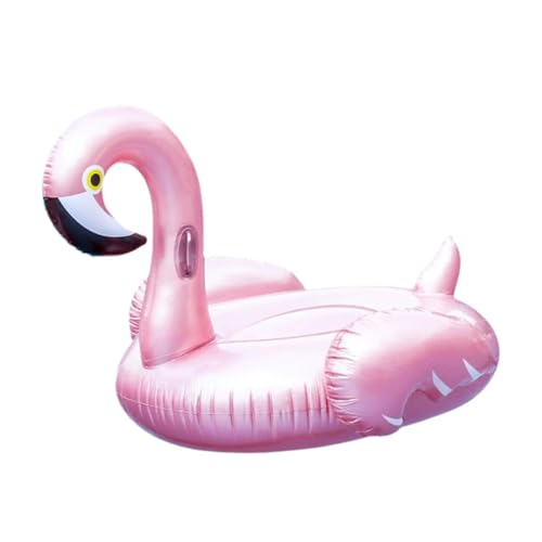 MagiDeal Aufblasbares Aufsitzspielzeug, Schwimmliege, Strandschwimmer, aufblasbarer Flamingo-Poolschwimmer, Wasserschwimmbett für Männer und Frauen, Perlglanz von MagiDeal