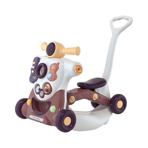 MagiDeal Baby Push Walking Spielzeug Ziehen Lernaktivität Spielzeug Stehen, Schieben, Gehen Frühpädagogisches Kinderaktivitätszentrum für Kleinkinder Baby, Rot von MagiDeal