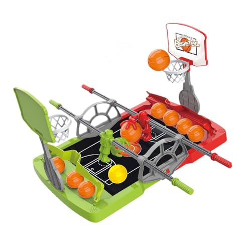 MagiDeal Basketball-Spielzeug, Tisch-Basketball-Spiele-Set, Fingerkorb, Desktop-Spiel, kreatives Basketball-Desktop-Spielzeug für Kinder, Geschenk, mit 10 Bällen von MagiDeal