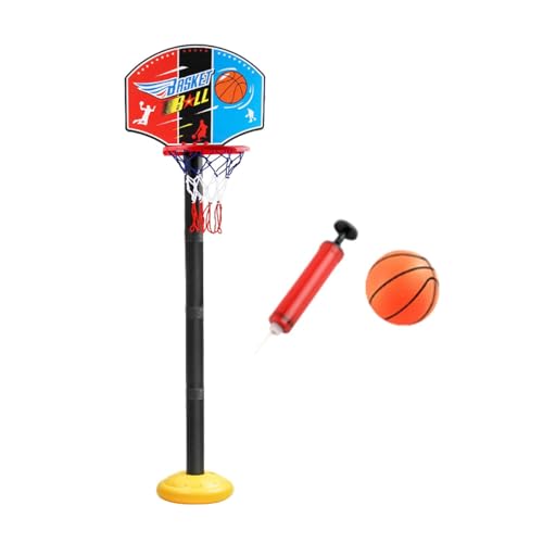 MagiDeal Basketballkorb Outdoor-Spielzeug, Kinder-Basketballkorb, tragbar, mit Ballspielen für Park, Innenbereich, Hinterhof, Hintergrund, Outdoor von MagiDeal