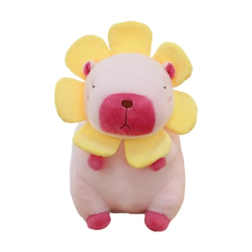 MagiDeal Capybara-Plüschtier, Kuscheltier, Stofftier, Plüsch, Auto-Dekoration für Kinder, Erwachsene, Jungen und Mädchen, kreative Geschenke, Rosa, 30cm von MagiDeal