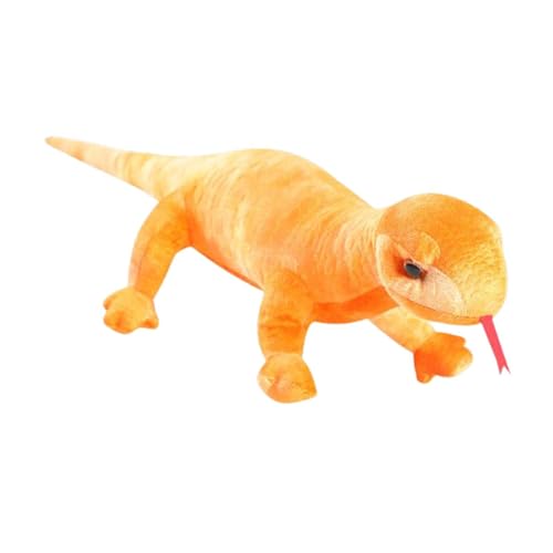 MagiDeal Echsenplüschspielzeug Ausgestopft Tier Echsen Cartoon Home Decor Kugly Großes Plüsch Bärtiger Drachen Tierspielzeug für Party Gefälligkeiten Geschenk, Orange von MagiDeal