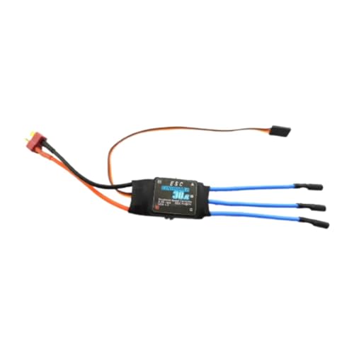 MagiDeal Elektrischer Geschwindigkeitsregler RC Hubschrauber Bürstenloser ESC ACCS RC Ersatzteile DIY ESC Elektrischer Geschwindigkeitsregler für, 30a Banana T von MagiDeal