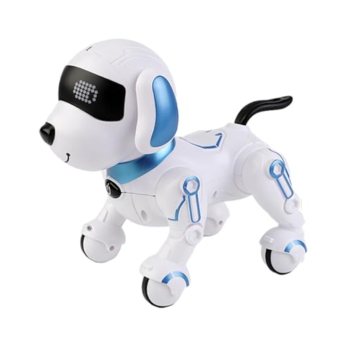 MagiDeal Fernbedienung Roboter Hund Spielzeug Roboter Hund Spielzeug Rechts Links Musik Tanzen Vorwärts Elektronische Haustier RC Roboter Hund für 9, Blau von MagiDeal