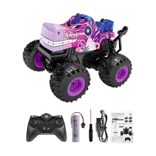 MagiDeal Ferngesteuertes Auto, RC-Auto, Rennauto-Spielzeug, elektrisches Hobby-Spielzeug, Geländewagen, RC-Auto für Jungen und Mädchen im Alter von 6–13, Lila von MagiDeal