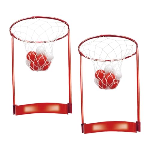 MagiDeal Head Hoop Basketball, verstellbares Korbnetz, Stirnband mit Bällen, Motorik, Partyspiel, Korbspiel, für Jungen und Mädchen, 2 Körbe von MagiDeal