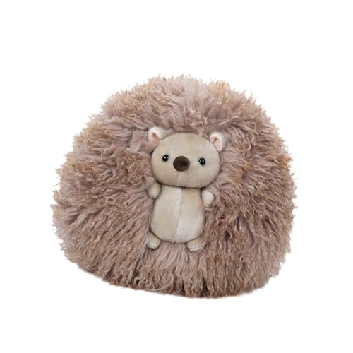 MagiDeal Hedgehog Stoffed Animal Plüsch Spielzeugpuppe 16 '' Hedgehog werfen Spielzeugtiermodel für Kinder Jungen Mädchen Erwachsene Kinder Geburtstag Geschenk, Braun von MagiDeal