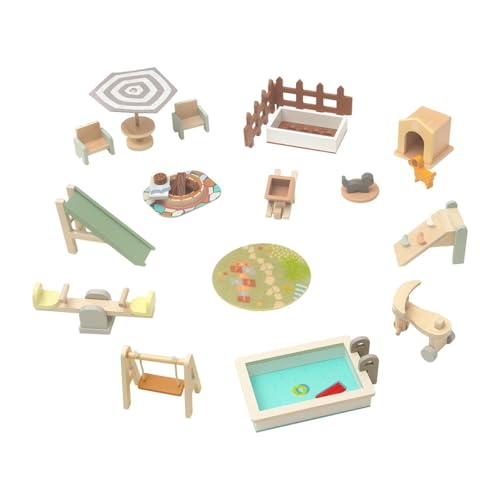 MagiDeal Holzpuppenhaus Möbel Puppenhaus Möbel Spielzeug tun Spielen Spielzeugsammlung Dollhouse Accessoires für Kinder Kinder von MagiDeal