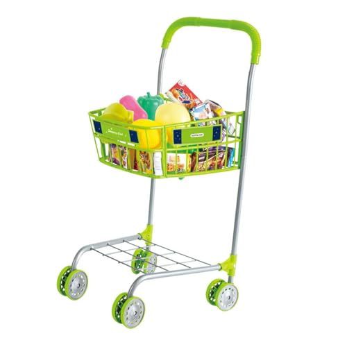 MagiDeal Kids Shopping Cart Trolley Küche Spielzeug lustig mit Accessoires tun vor, DASS EIN Lebensmittelgeschäft Spielzeug für Kinder Party von MagiDeal