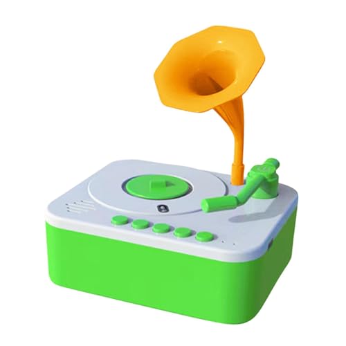 MagiDeal Kinder Grammophon Story Music Player 96 Karten Geschichtenerzählen Spielzeug Leichtes Kinder-Lern-Phonograph für Jungen Mädchen Geschenk von MagiDeal