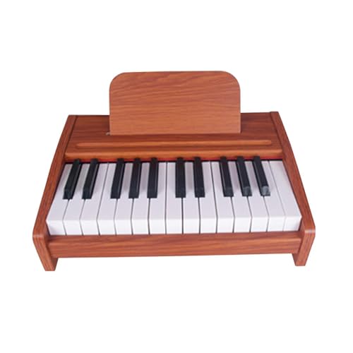 MagiDeal Klaviertastatur für Kinder, tragbares hölzernes pädagogisches Musikspielzeug, pädagogisches Lehrklavier, elektronisches Spielzeug, Klavier, , 25 Tasten B von MagiDeal