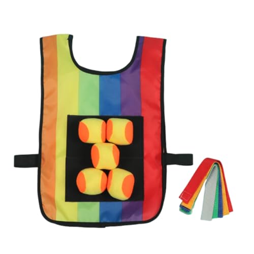 MagiDeal Klebriges Ballspiel mit Weste, Party-Requisiten, kooperatives Soft-Launch-Ballspiel, Fangen und Werfen für Geschenk, Sport, Spielplatz, Hof, Weste Und Ballschwänze MagiDeal Klebriges Ballspiel mit Weste, Party-Requisiten, kooperatives Soft-Launch-Ballspiel, Fangen und Werfen für Geschenk, Sport, Spielplatz, Hof, Weste Und Ballschwänze von MagiDeal