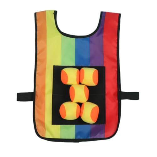 MagiDeal Klebriges Ballspiel mit Weste, Party-Requisiten, kooperatives Soft-Launch-Ballspiel, Fangen und Werfen für Geschenk, Sport, Spielplatz, Hof, Weste mit Bällen MagiDeal Klebriges Ballspiel mit Weste, Party-Requisiten, kooperatives Soft-Launch-Ballspiel, Fangen und Werfen für Geschenk, Sport, Spielplatz, Hof, Weste mit Bällen von MagiDeal